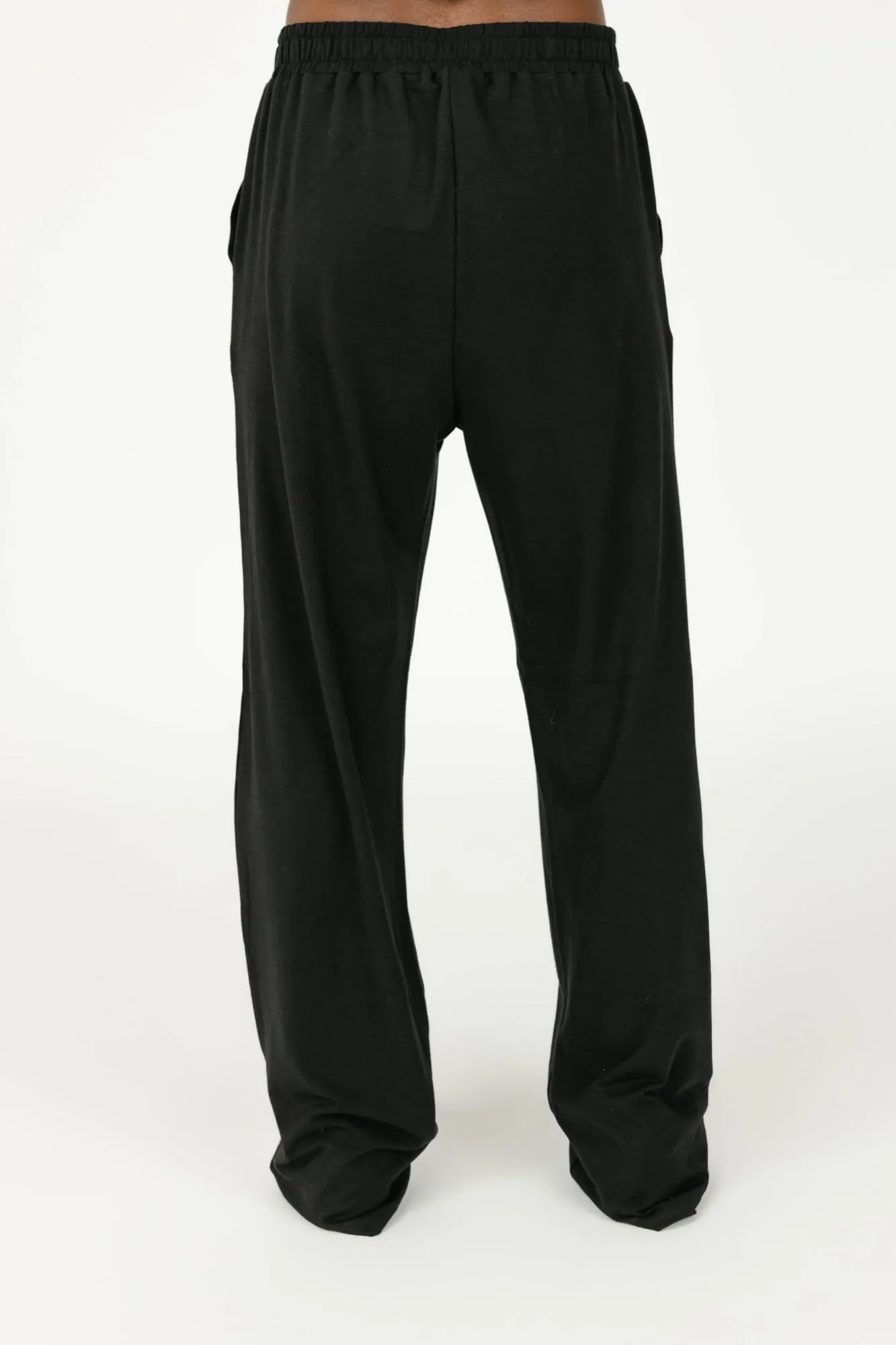 Maya Straight Leg Pant in Midnight Black