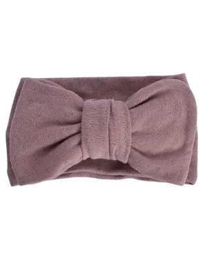 Messy Bow Headwrap - Saddle