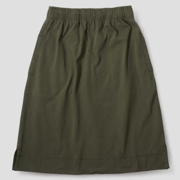 MHL W'Track Skirt Matte Jersey Seaweed