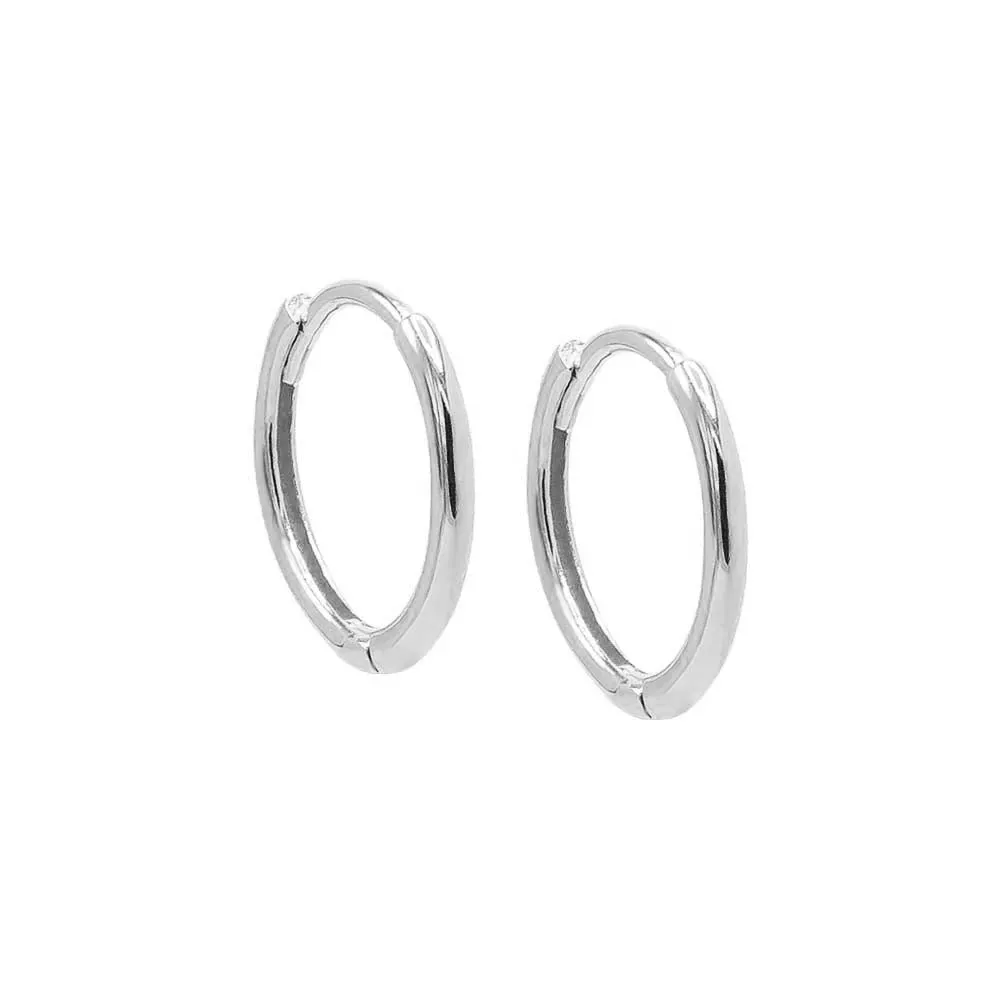 Mini Solid Huggie Earring 14K