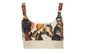 Modal Lounge Bralette - Moths & Butterflies -