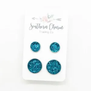 Mommy & Me Stud Earrings Sets -- 3 Pattern/Color Choices!
