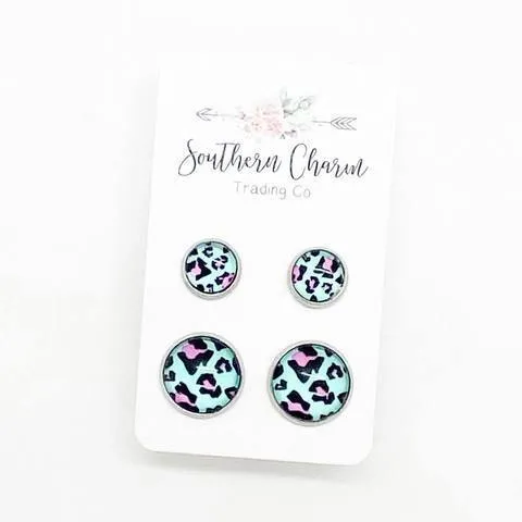 Mommy & Me Stud Earrings Sets -- 3 Pattern/Color Choices!