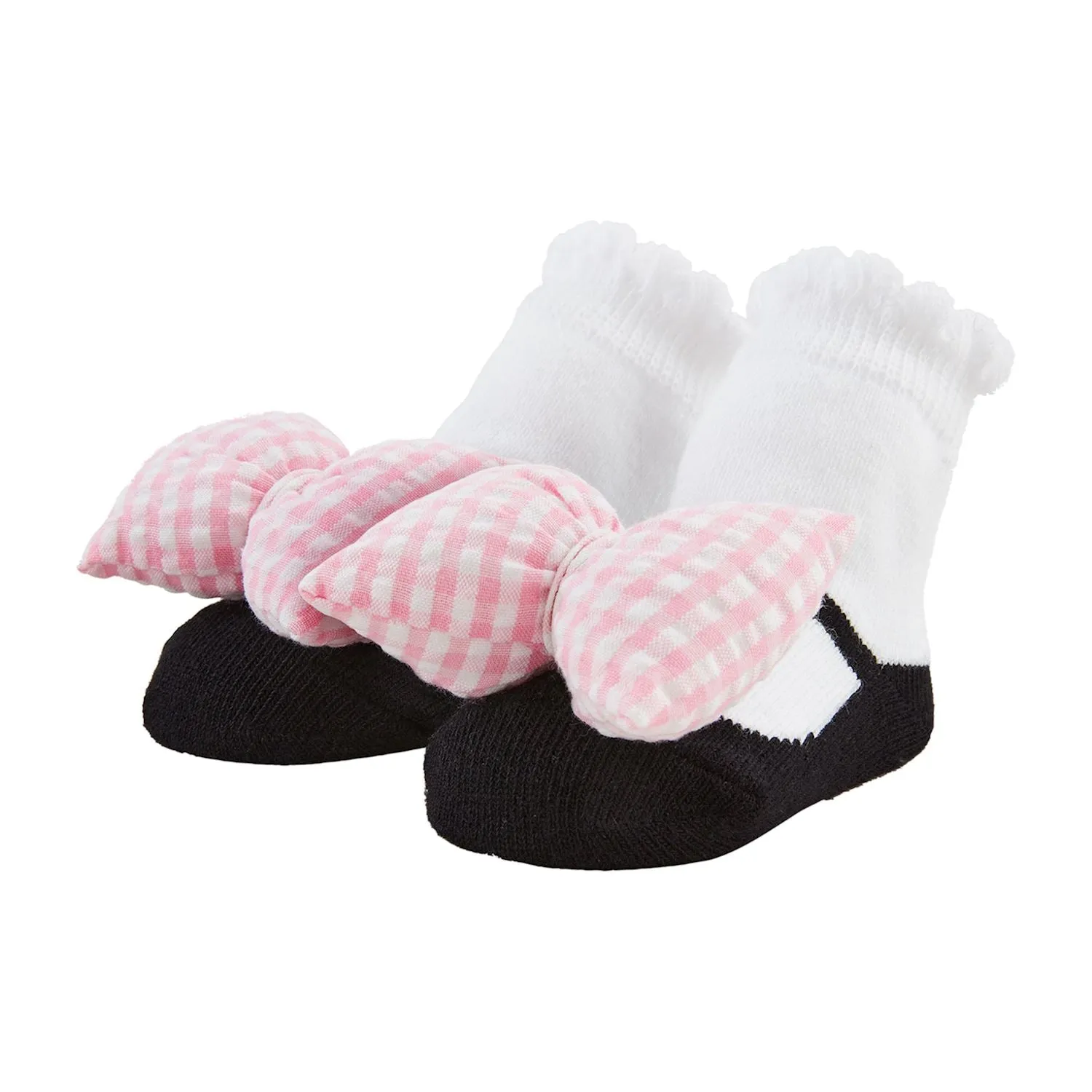 Mud Pie Bow Rattle Toe Sock Set