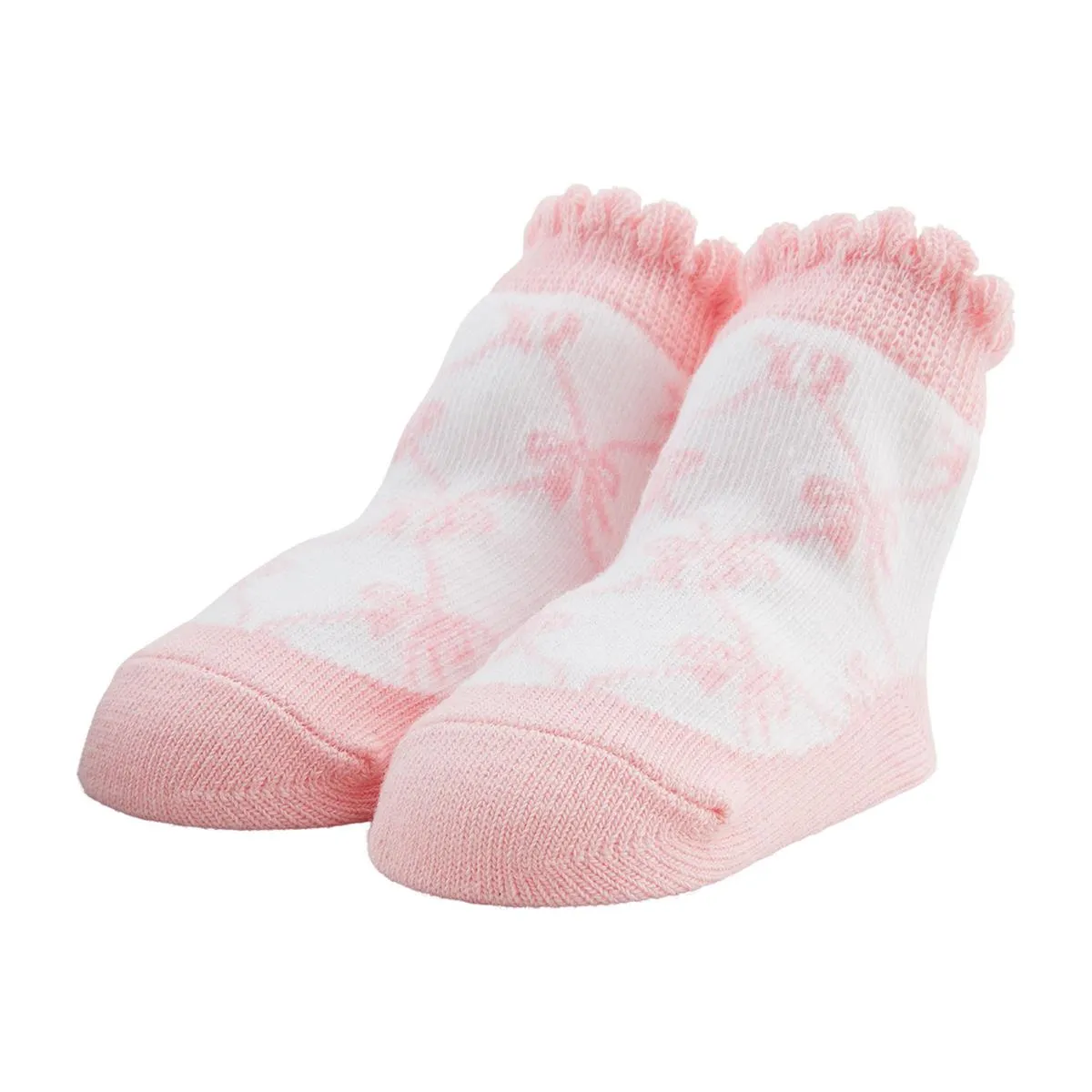 Mud Pie Bow Rattle Toe Sock Set