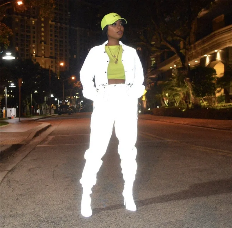 Night Vision Reflective Tracksuit
