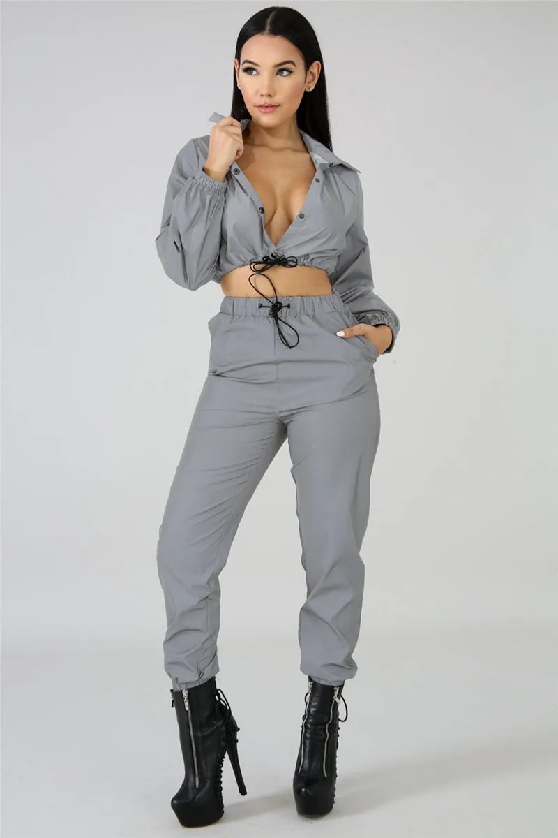 Night Vision Reflective Tracksuit