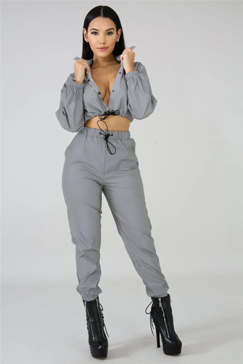 Night Vision Reflective Tracksuit