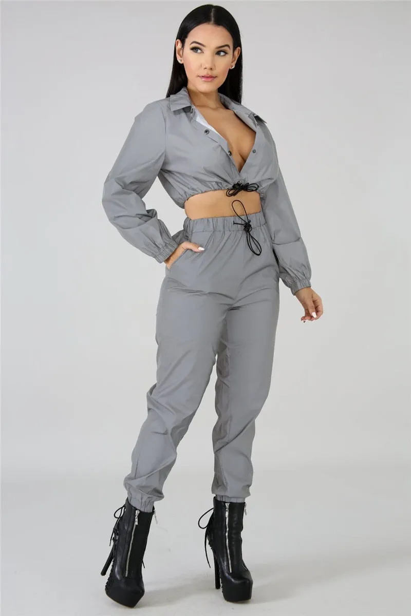 Night Vision Reflective Tracksuit
