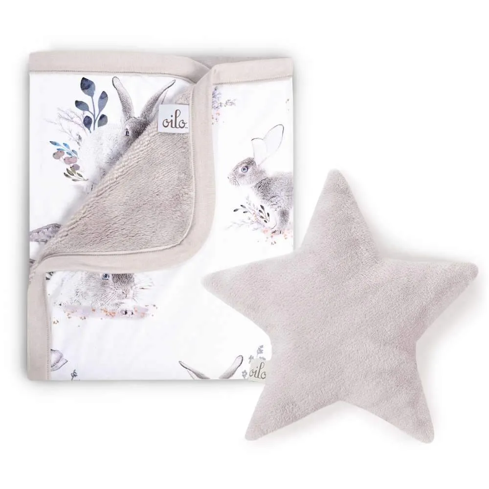 Oilo Cottontail Jersey Cuddle Blanket