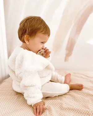 OLO Teddy Lounge Set In Snow White