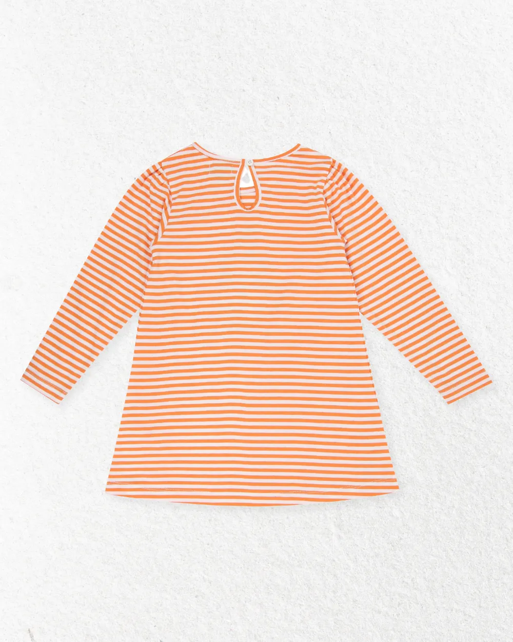 Orange Lilly As A Witch Applique Dress