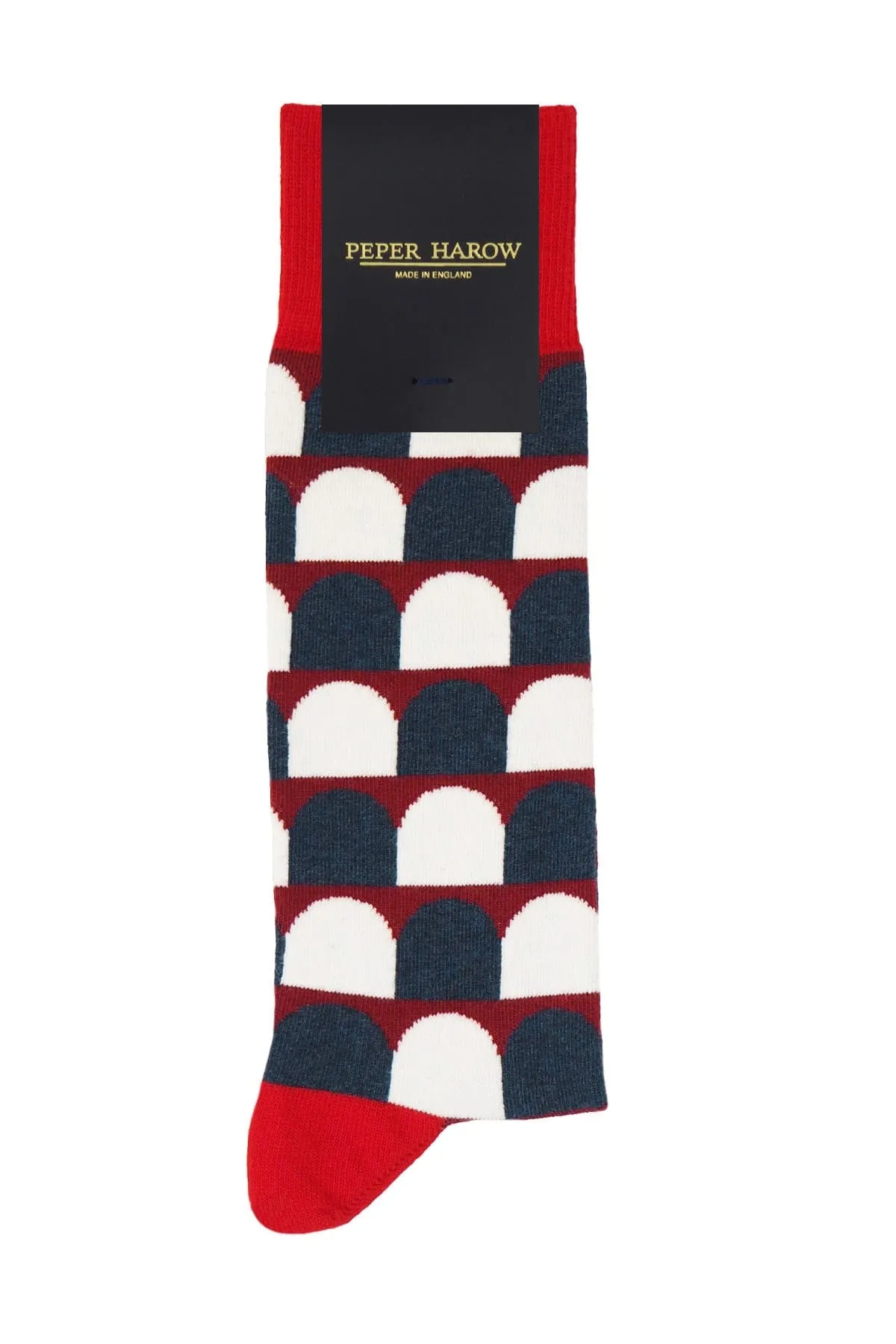 Ouse Men's Organic Cotton Socks | Red