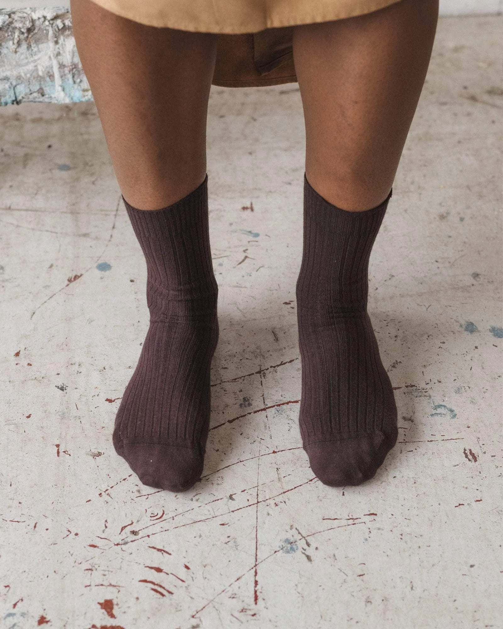 Pack - 3 Rib Overankle Socks