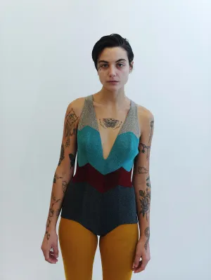 Pelican Avenue Bodysuit Shark, Reverse Grey