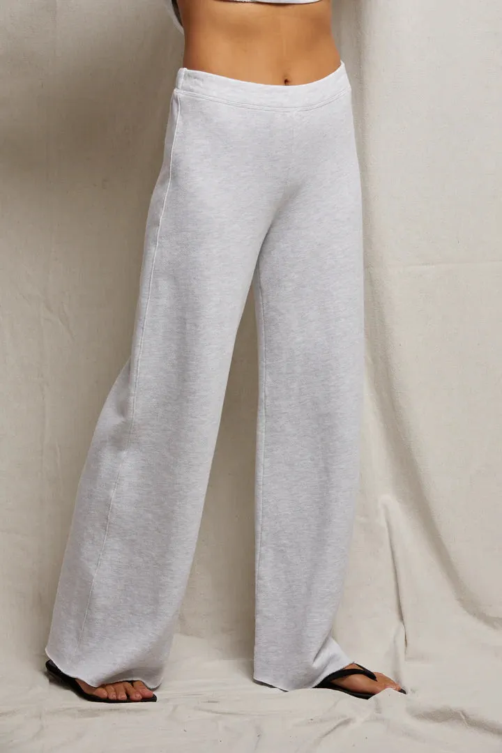 Perfect White Tee Amber Wide Leg Pant