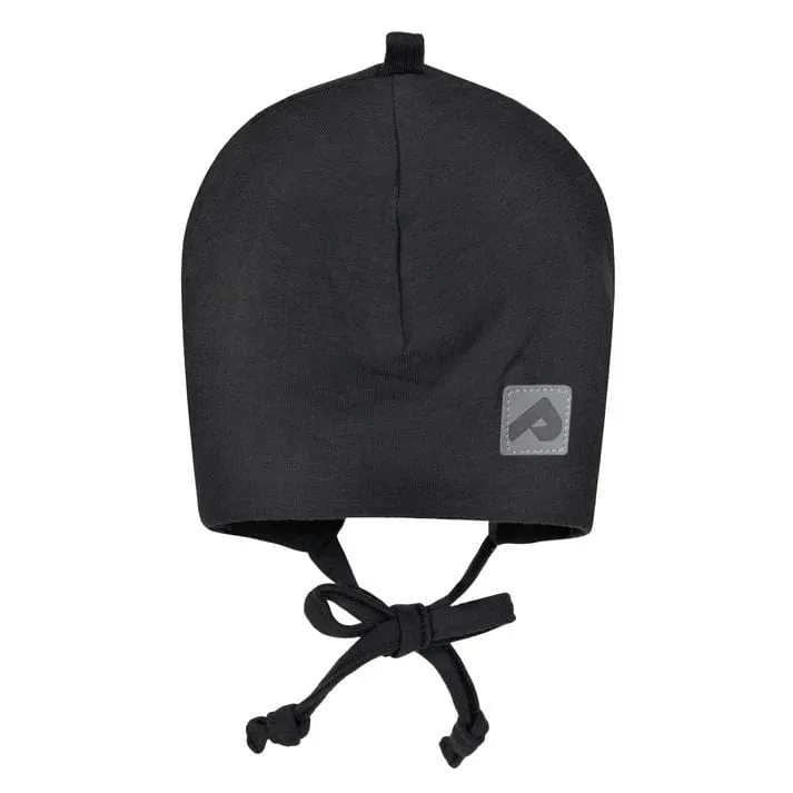 Perlimpinpin Cotton Beanie with Ears - Black