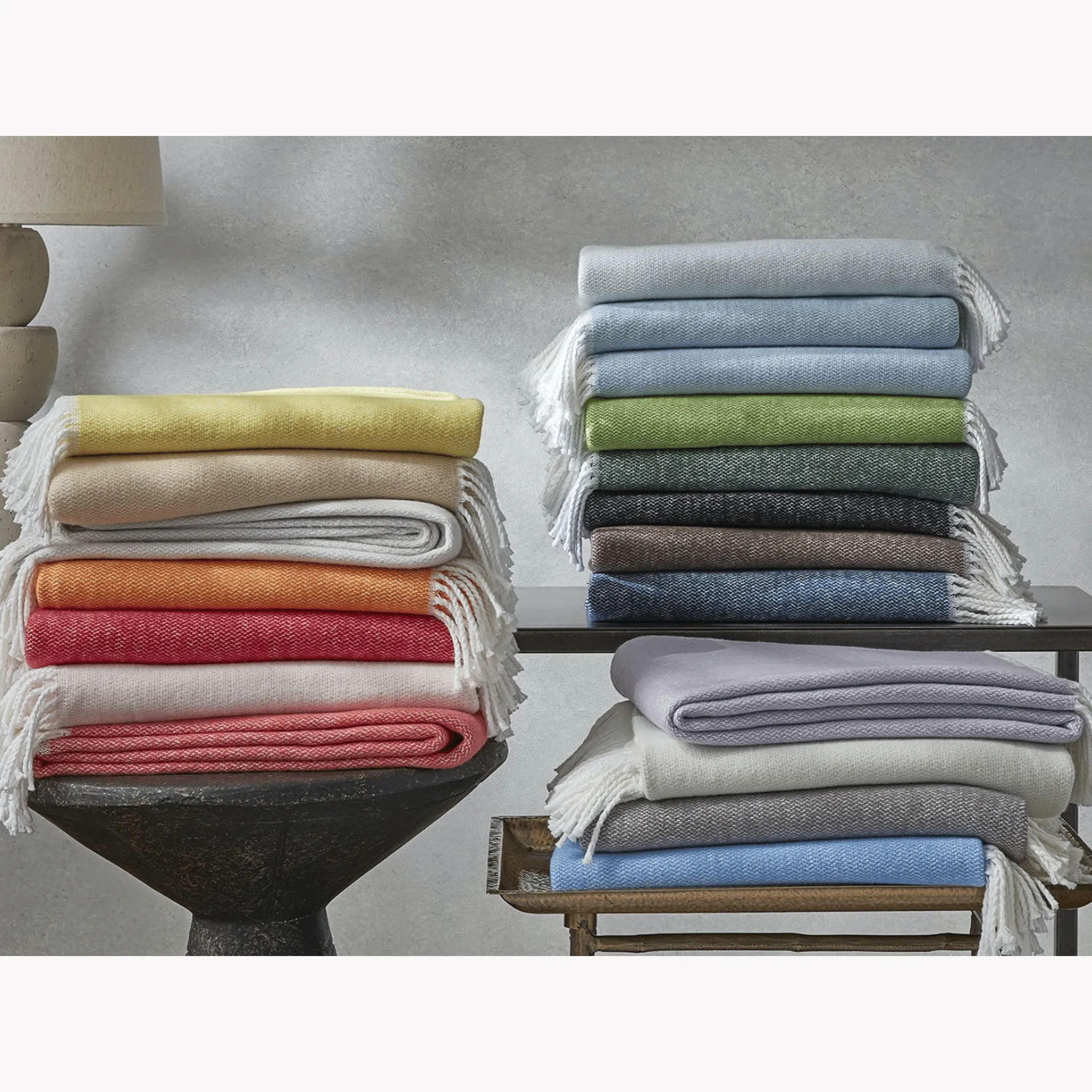 Pezzo Luxury Knit Throw - Multiple Colors Available