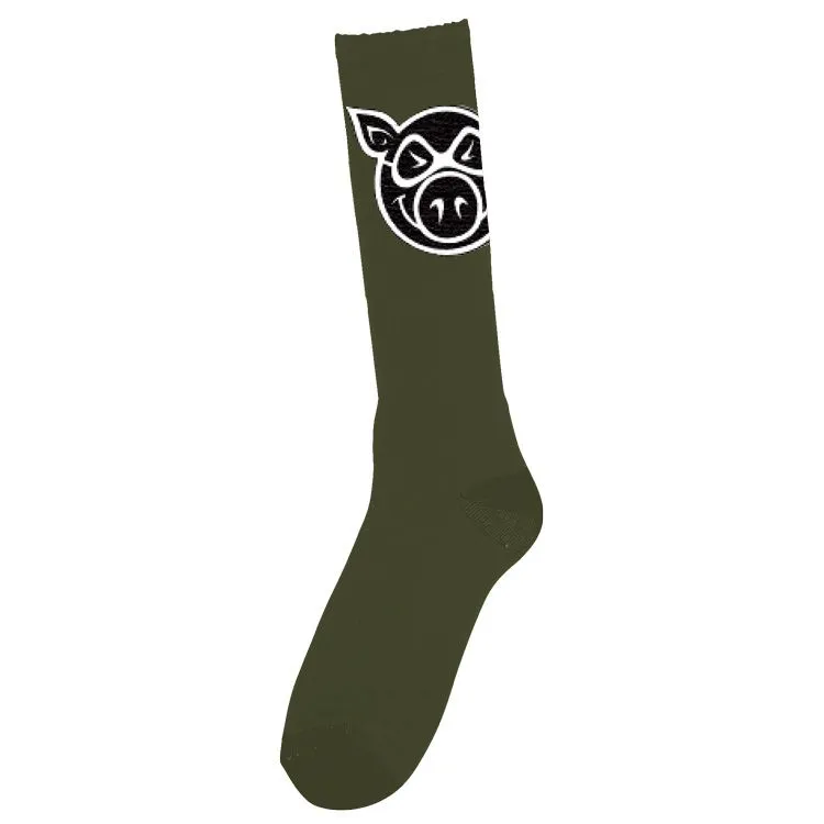Pig Socks - Blue Stripe -