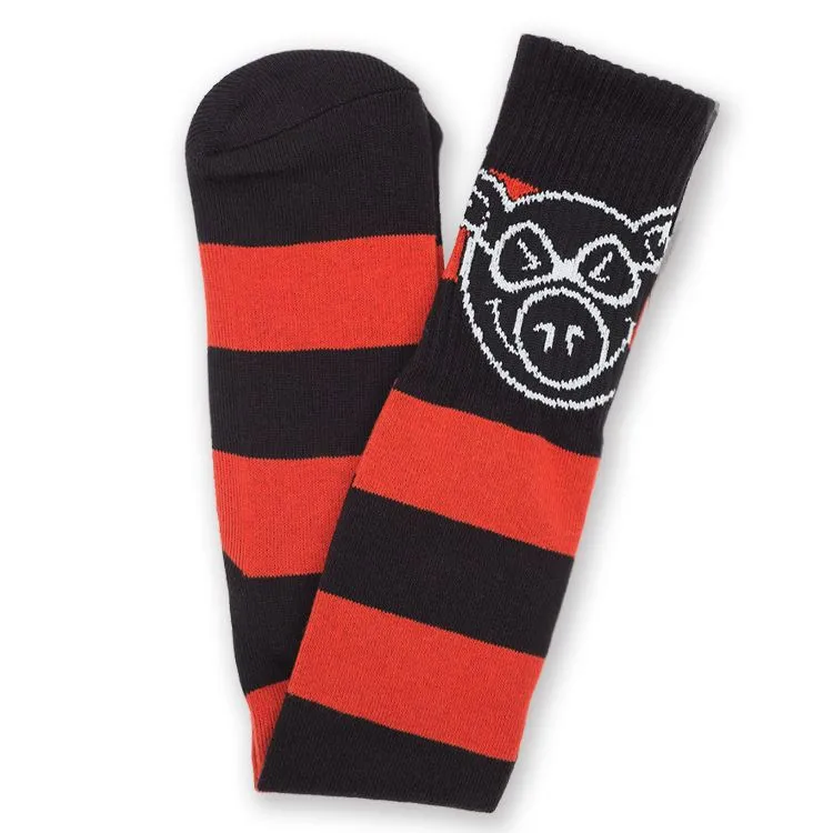 Pig Socks - Blue Stripe -