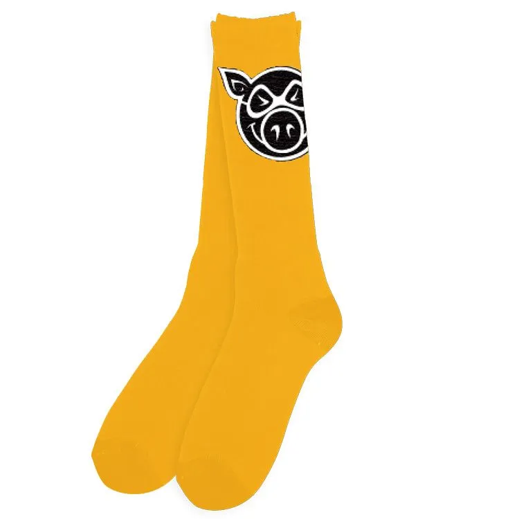 Pig Socks - Blue Stripe -