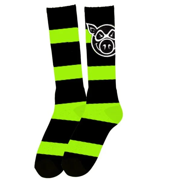 Pig Socks - Blue Stripe -