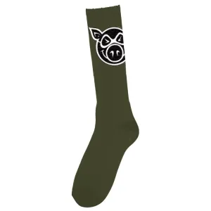 Pig Socks - Green -