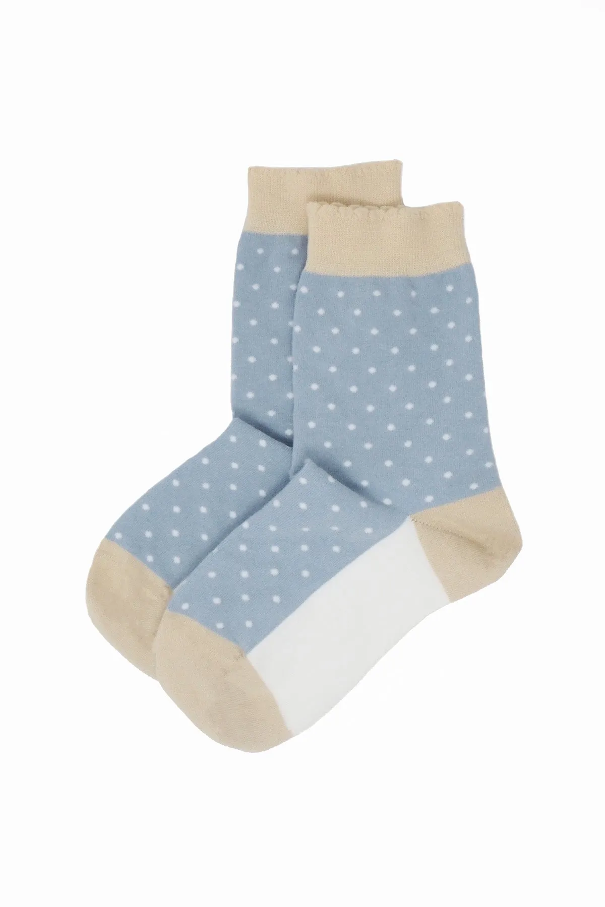 Pin Polka Women's Organic Cotton Socks | Blue