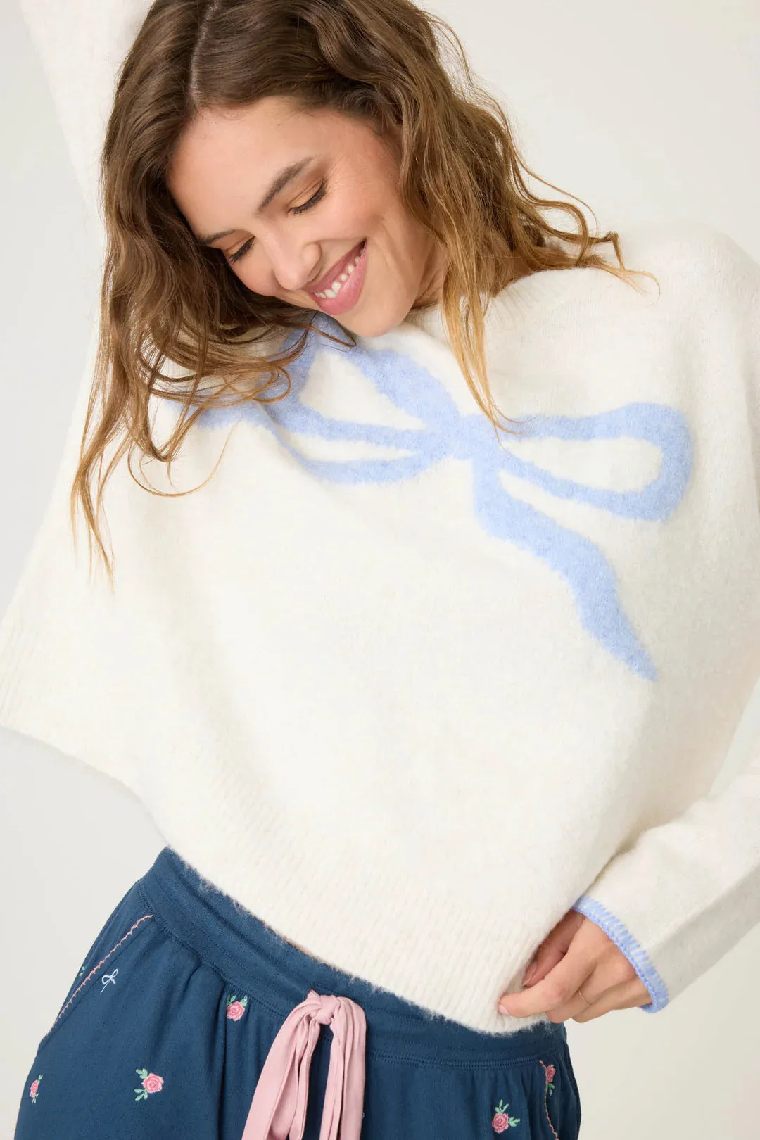 PJ Salvage L/S Top English Rose Ivory