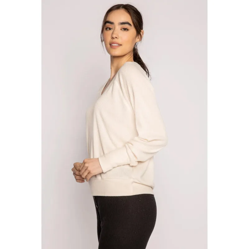 PJ Salvage Textured Essentials Long Sleeve