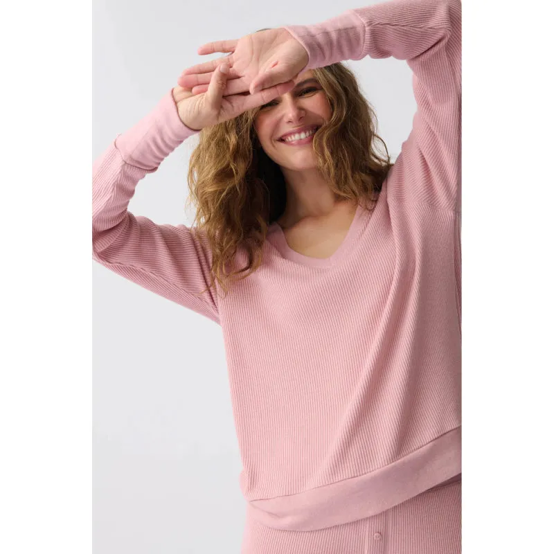 PJ Salvage Textured Essentials Long Sleeve