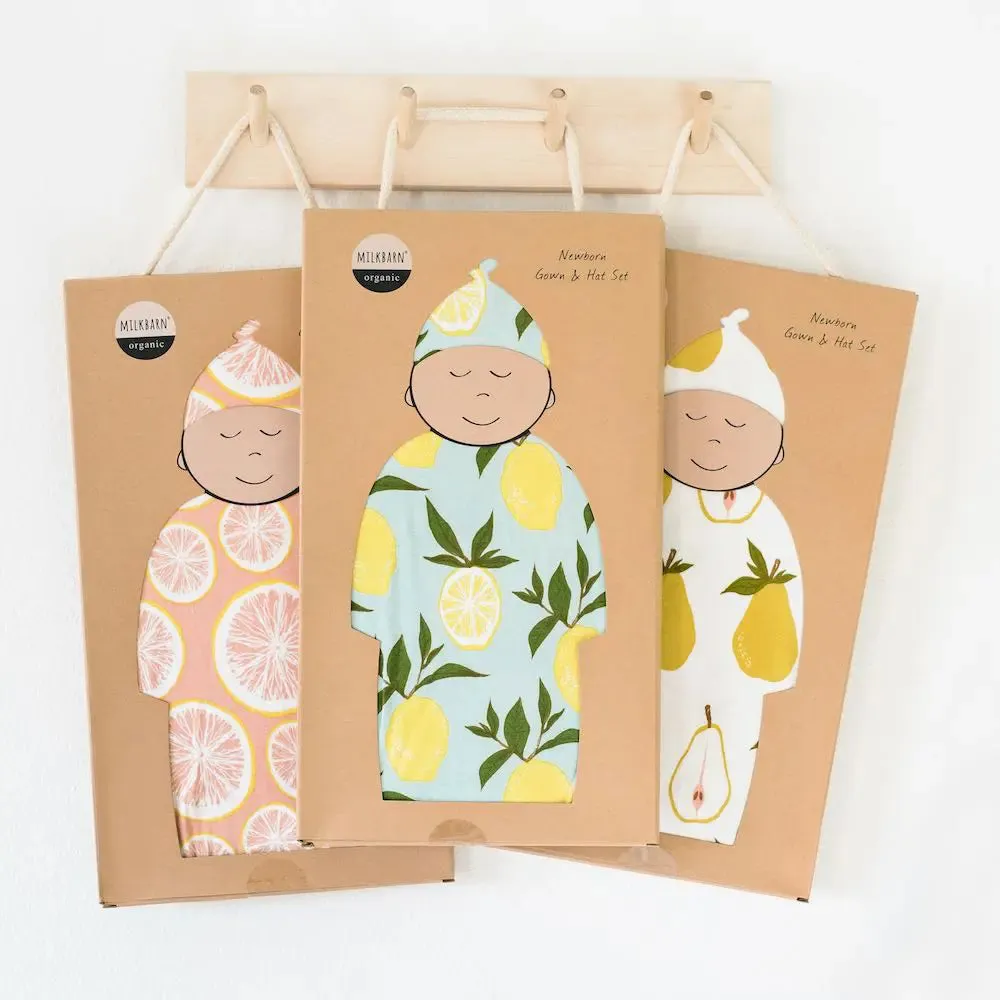 Planets Bamboo Gown & Hat