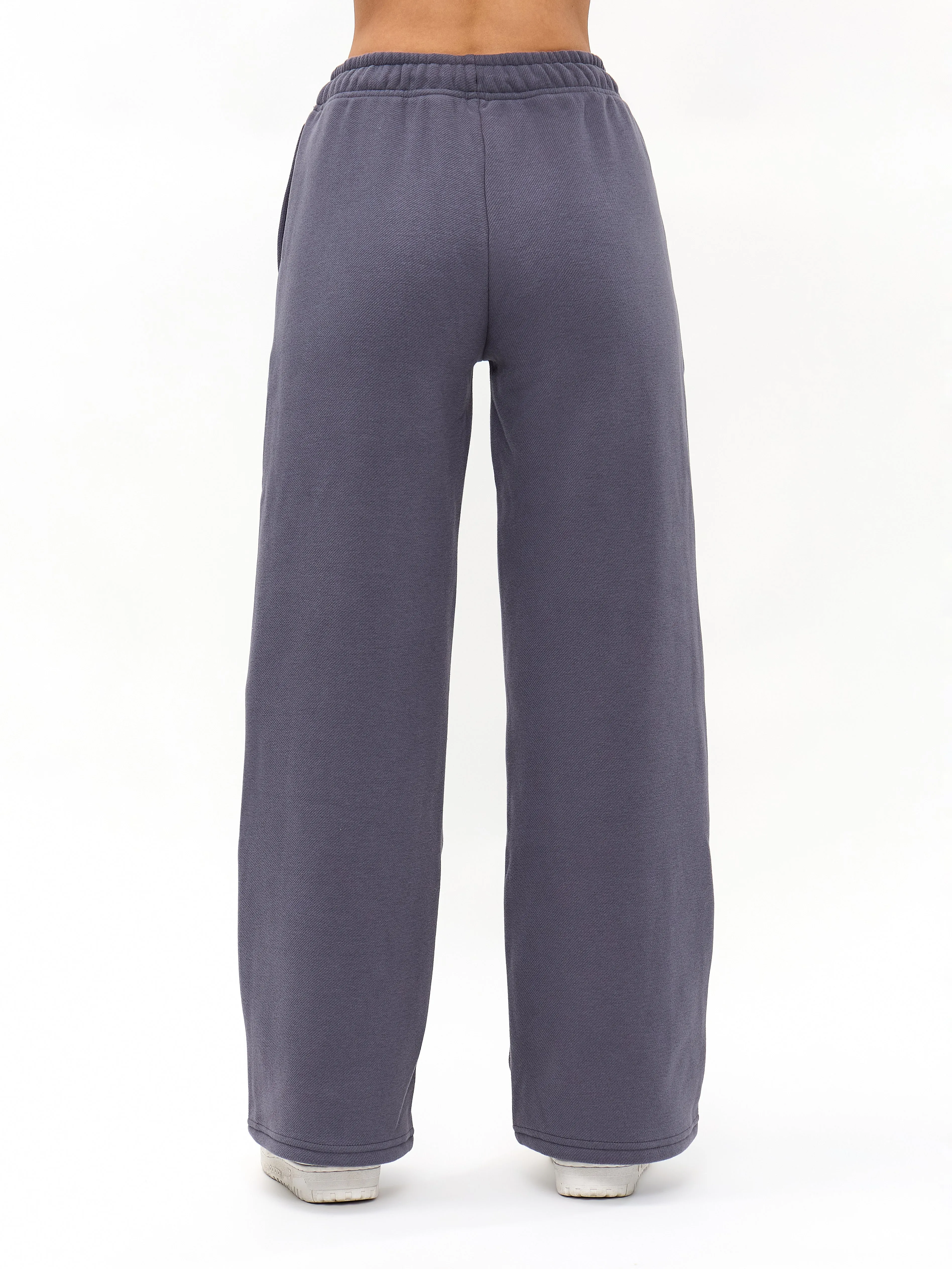 Plush Fleece Straight Leg Sweat Pant - Blue Steel