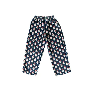 Plush Pants-Navy Vintage Santa