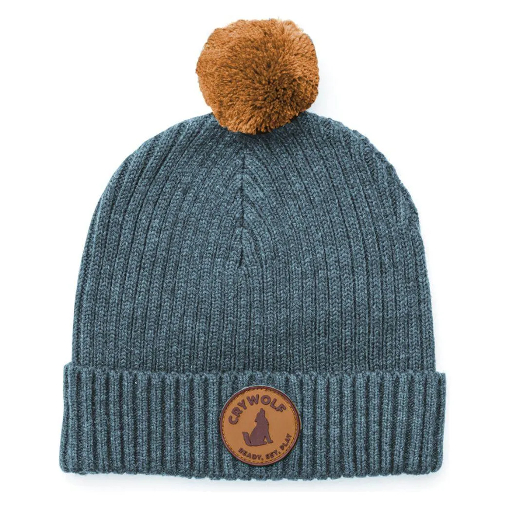 Pom Pom Beanie Scout Blue