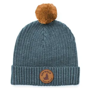 Pom Pom Beanie Scout Blue