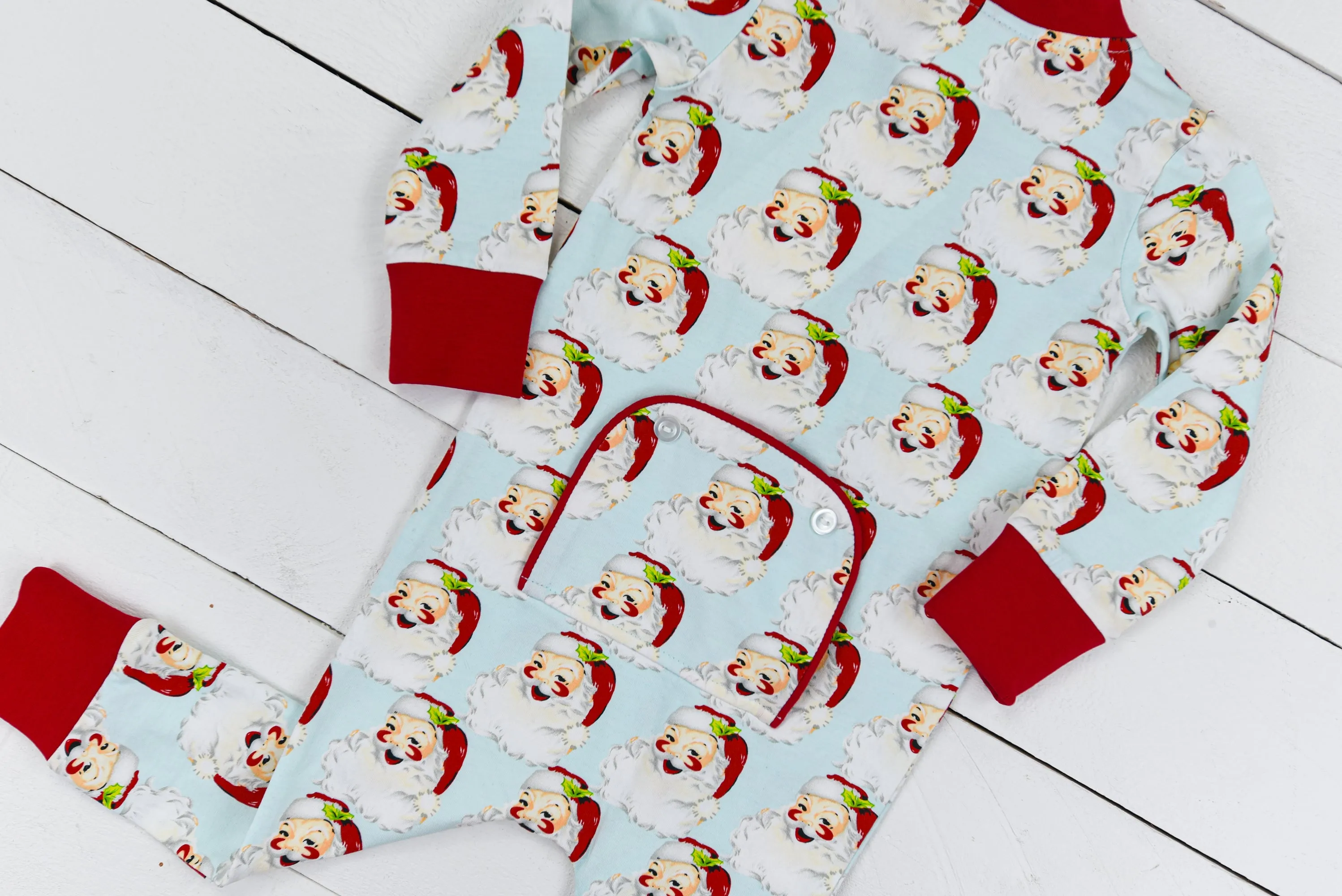 Printed Santa Unisex Zippy Lounge