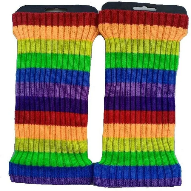 Punk Solid Black Cool Knit Long Socks Women Outdoor Knee High Elastic Leg Warmers 2021 Lady Warm Slim Gothic Hip-hop Rock Sock