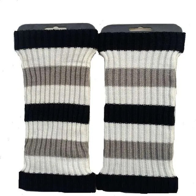 Punk Solid Black Cool Knit Long Socks Women Outdoor Knee High Elastic Leg Warmers 2021 Lady Warm Slim Gothic Hip-hop Rock Sock