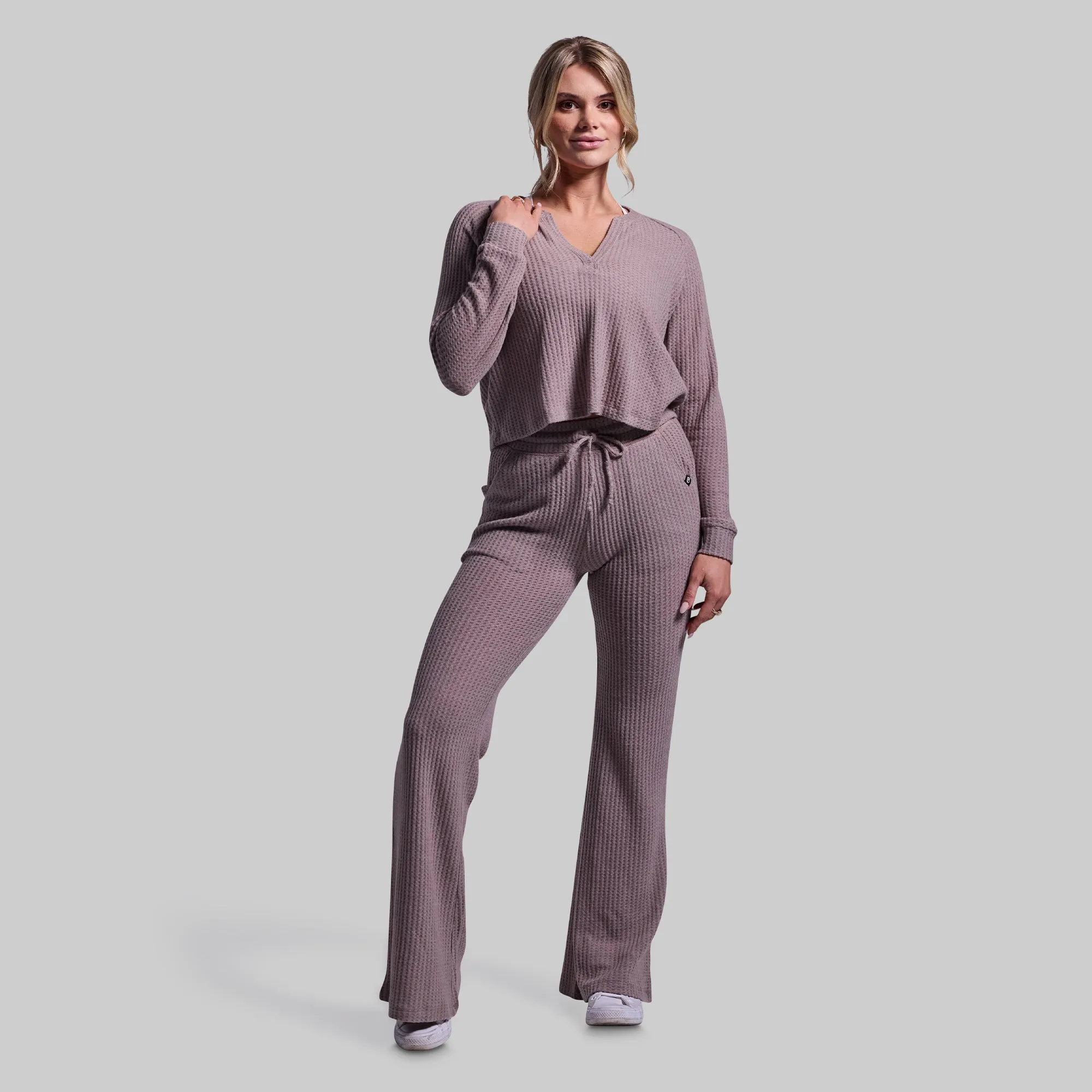 R and R Waffle Long Sleeve (Stucco)