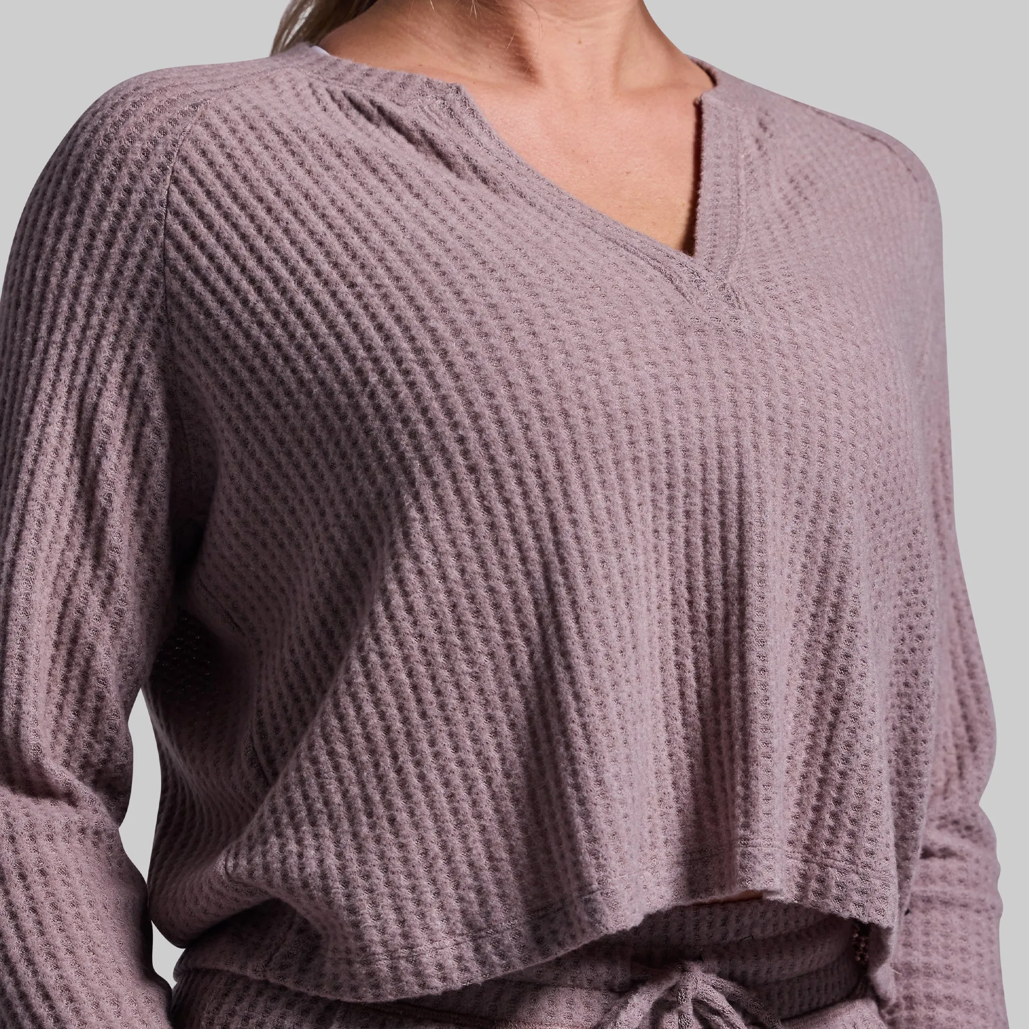 R and R Waffle Long Sleeve (Stucco)