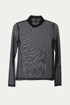 RAELYN MESH TURTLENECK