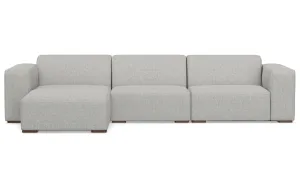 Rex 2 Seater Sofa and Left Chaise in Performance Fabric