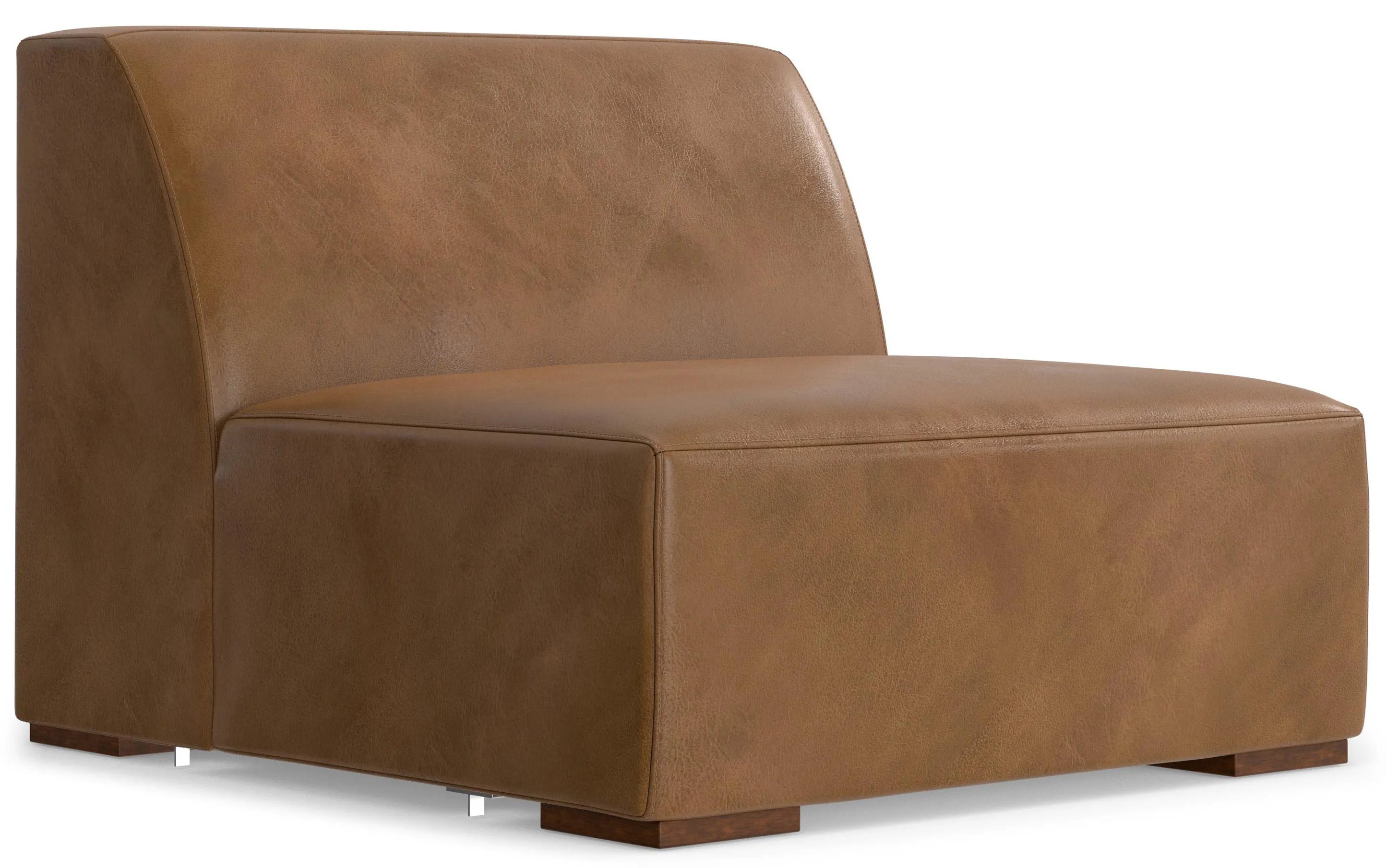 Rex 2 Seater Sofa and Right Chaise in Genuine Leather