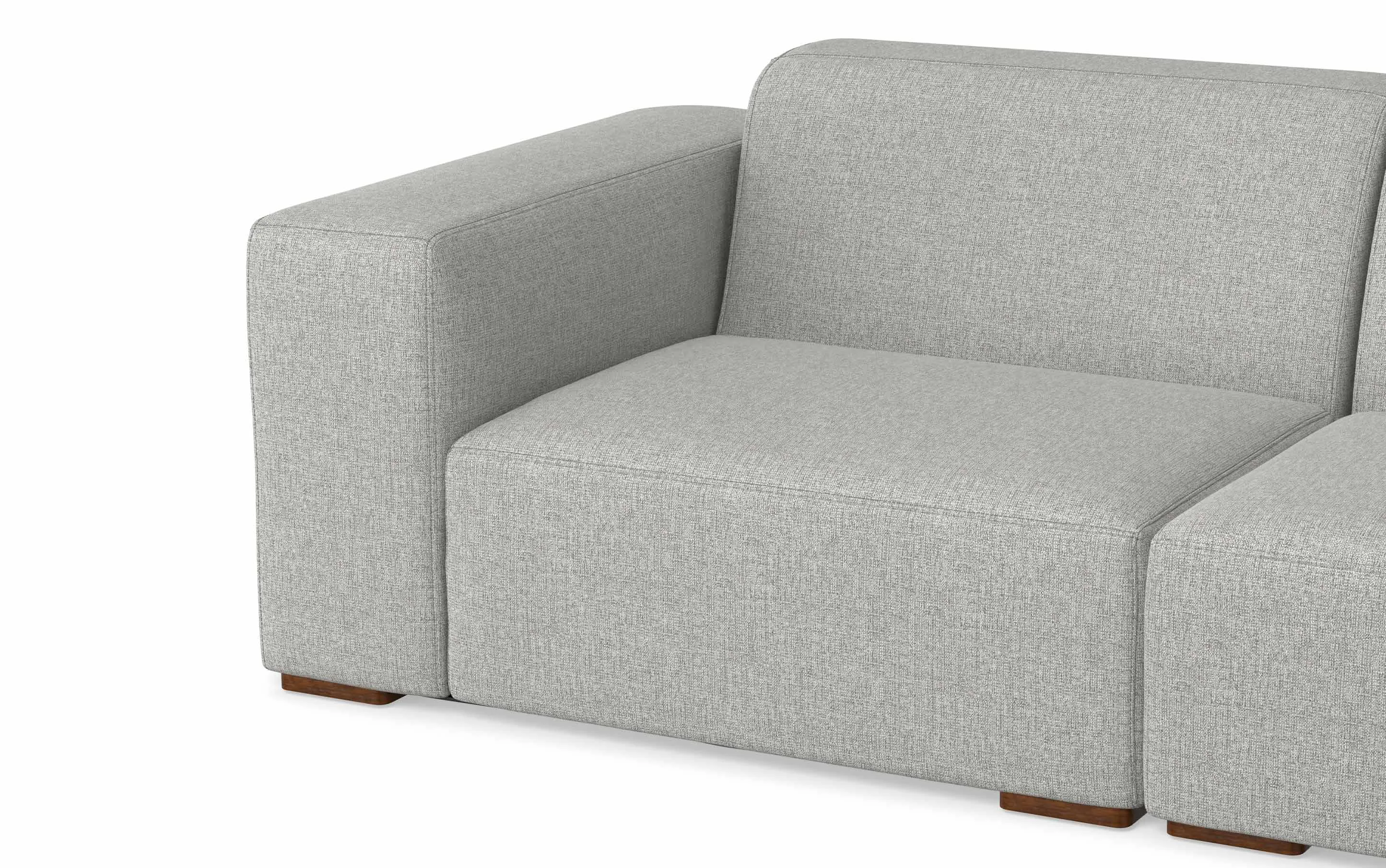 Rex 2 Seater Sofa and Right Chaise in Performance Fabric