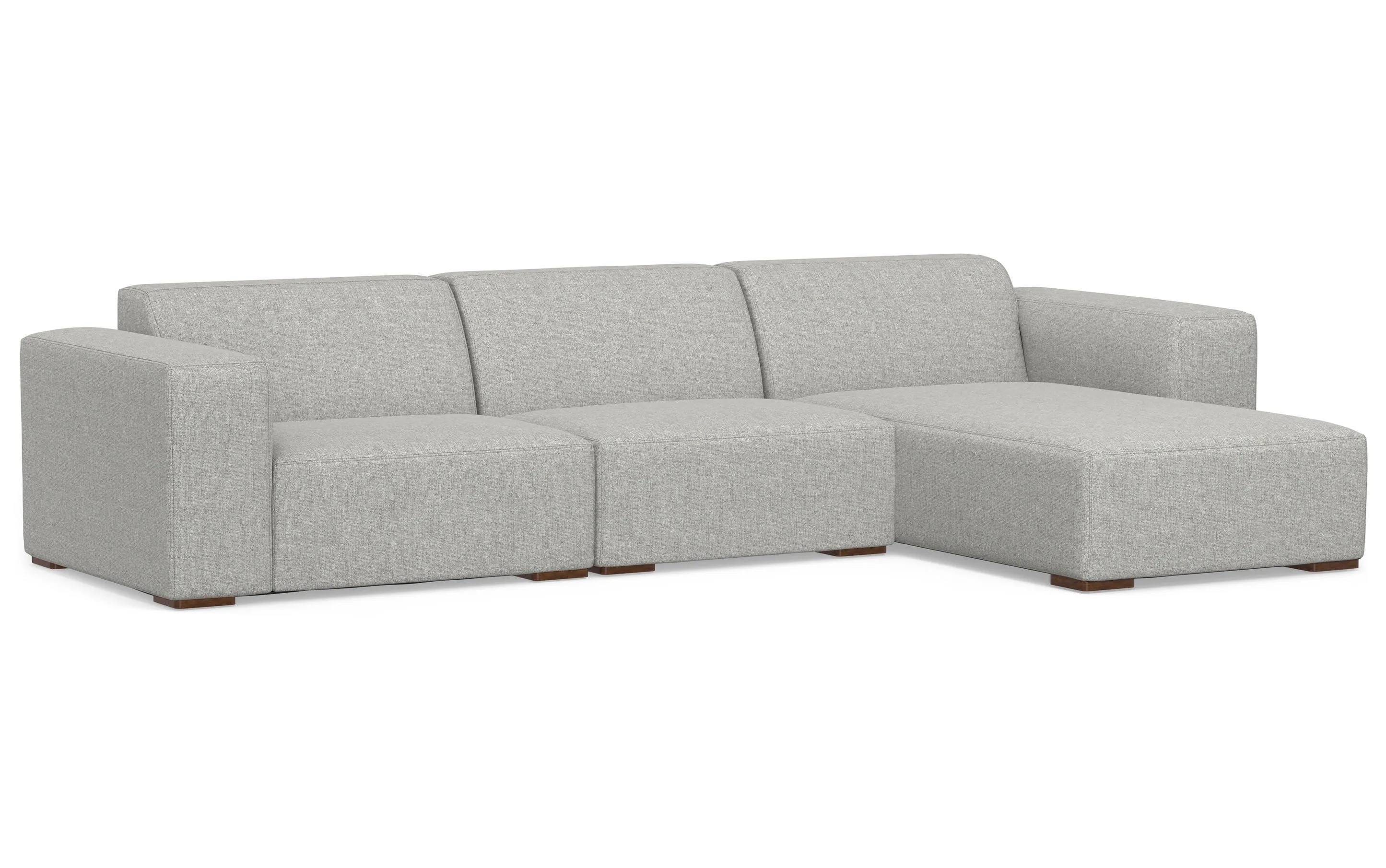 Rex 2 Seater Sofa and Right Chaise in Performance Fabric