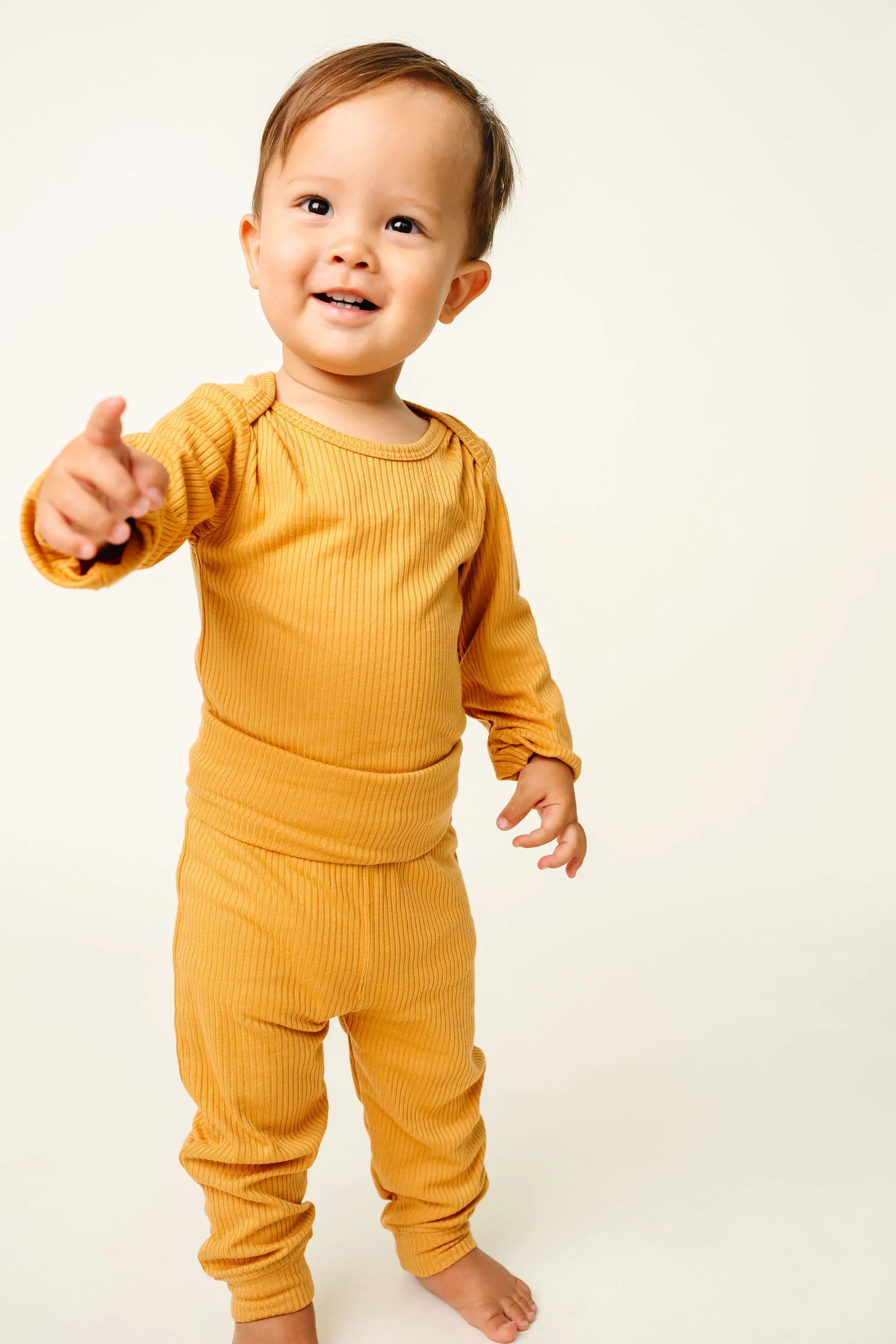 Rib Knit Long Sleeve Bodysuit - Dolce