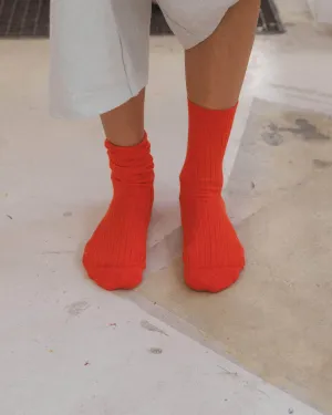 Rib Overankle Socks
