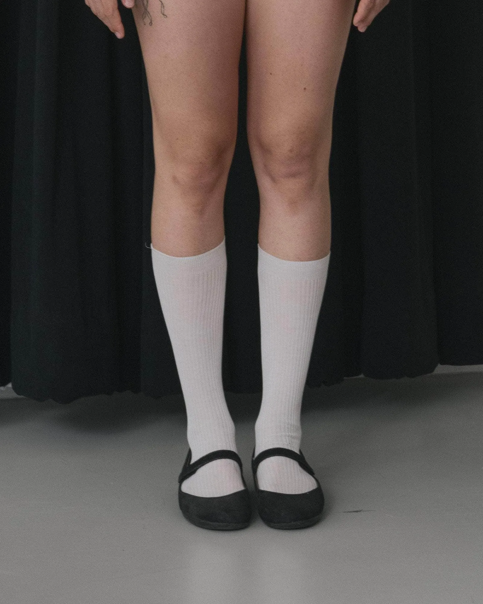 Rib Overankle Socks