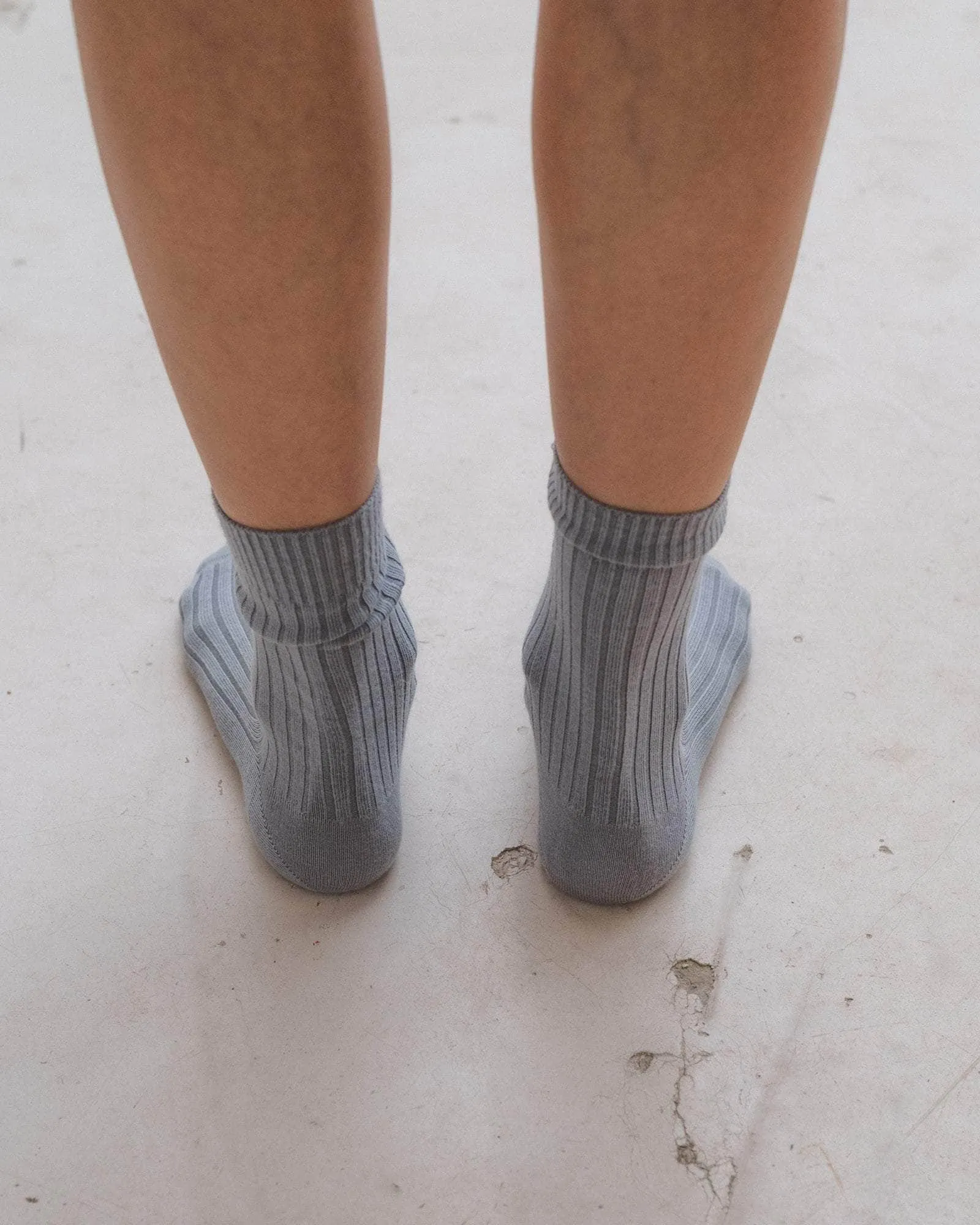 Rib Overankle Socks
